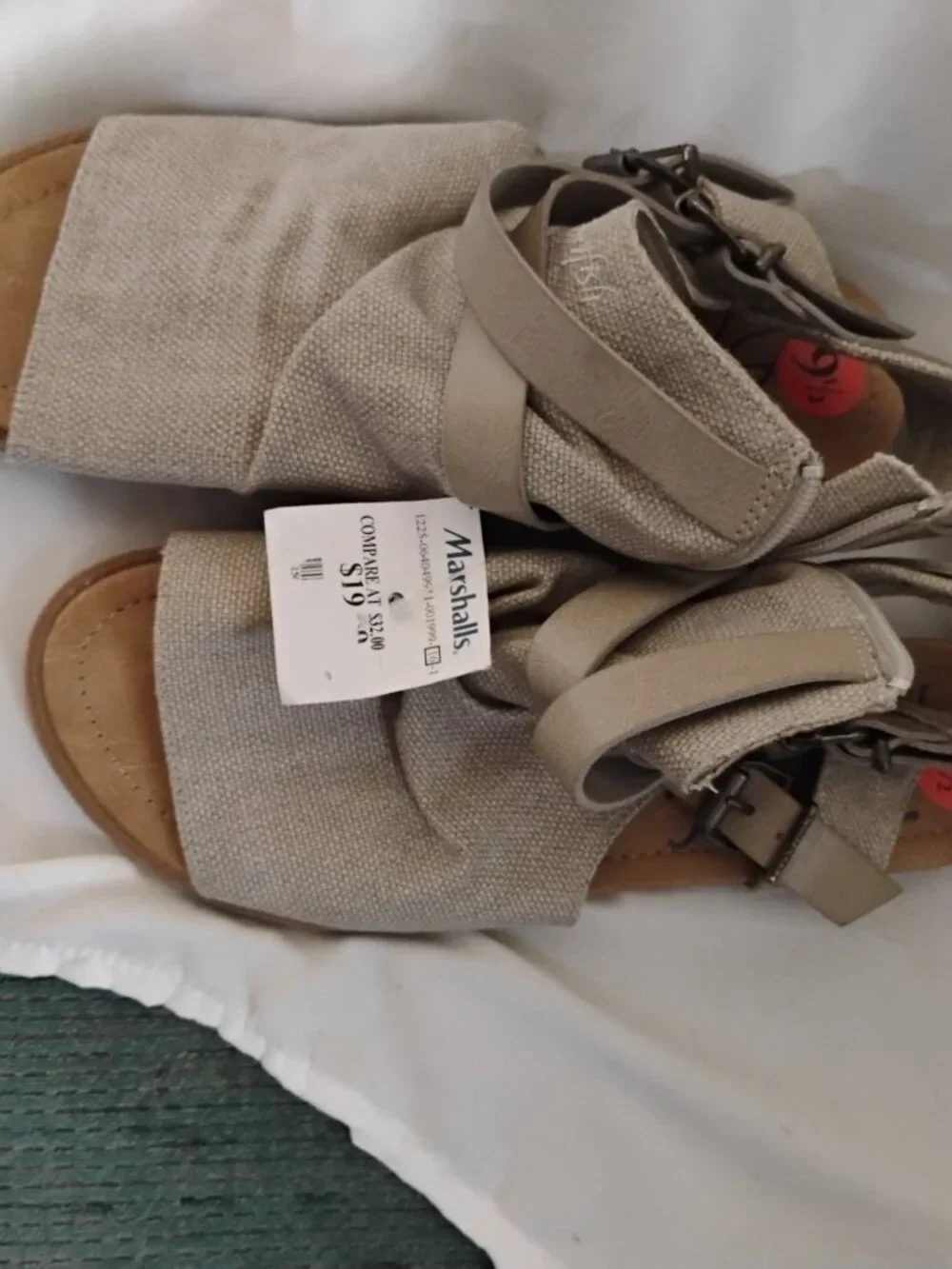 Blowfish Malibu | Gray Flat Sandals with Zipper | Size 9.5 | NWT - Picture 5 of 8